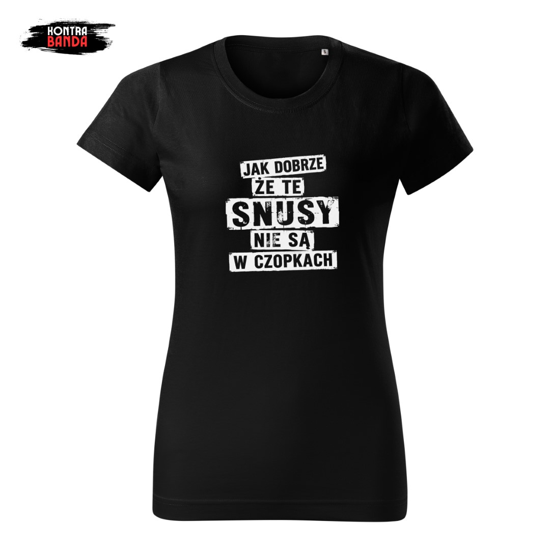 <center>Koszulka T-shirt SNUSY<br> damska i męska</center> - obrazek 5